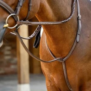 LEMIEUX Hunter Standing Martingale - Havana/Silver