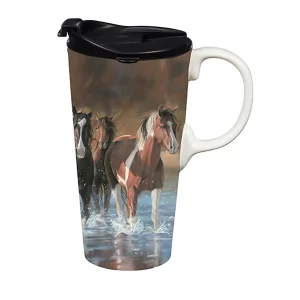 EVERGREEN Ceramic Travel Mug 17 oz. - Rush Hour