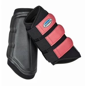 WEATHERBEETA Single Lock Brush Boots - Black/Maroon