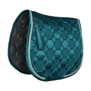 LETTIA Honeycomb Collection Saddle Pad - Teal