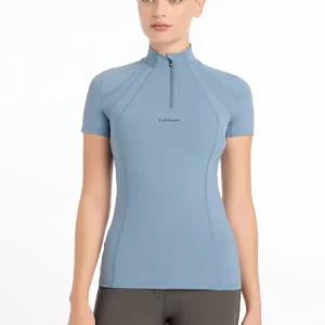 LEMIEUX Mia Mesh Short Sleeve Base Layer - Ice Blue