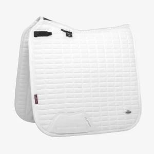 LEMIEUX Self-Cool DR Square Saddle Pad Arctic White
