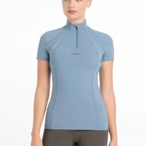 LEMIEUX Mia Mesh Short Sleeve Base Layer - Ice Blue