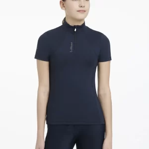 LEMIEUX Young Rider Classique Short Sleeve Base Layer - Navy