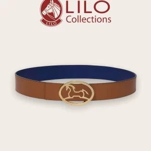R.J. CLASSICS - The Bobbie Belt - Camel/Blue