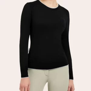 R.J. CLASSICS Mollie Crew Neck Sweater - Black