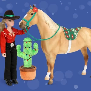 BREYER Holiday Trail Ride Play Set
