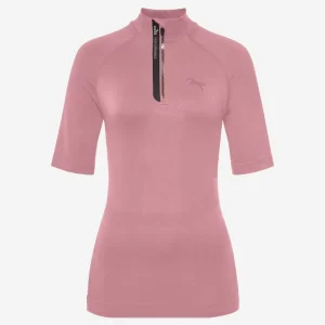 EAST Seamless Short Sleeve Shirt - Dusty Rose