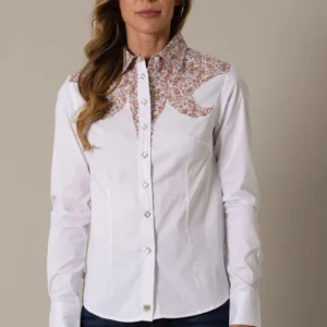 KIMES RANCH Ladies Alice White Long Sleeve Shirt
