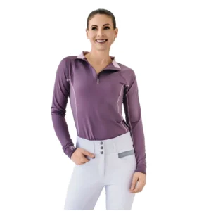 ROMFH Long Sleeve 1/4 Zip Sun Shirt - Pluot - XL